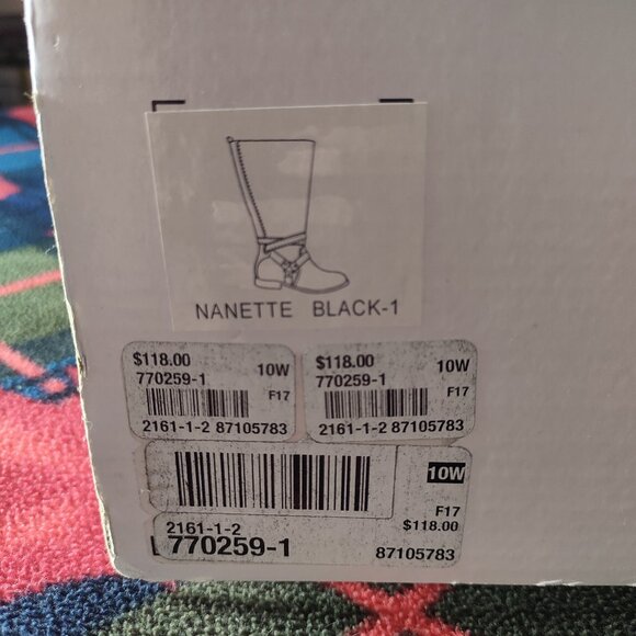 Addition Elle Black Wide Calf Nanette Tall Boots - Picture 10 of 10